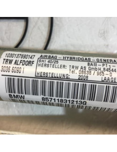 Air bag rideau droit BMW SERIE 3 E92 COUPE PHASE 1 Diesel
