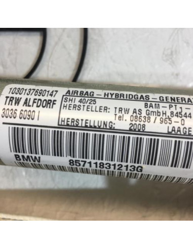 Air bag rideau droit BMW SERIE 3 E92 COUPE PHASE 1 Diesel