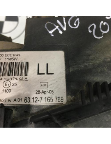 Optique avant principal gauche (feux)(phare) BMW SERIE 3 E46 TOURING PHASE 2 BREAK 