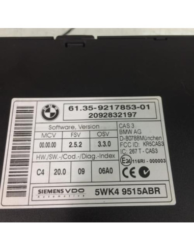 Kit de demarrage BMW SERIE 1 E87 PHASE 2 