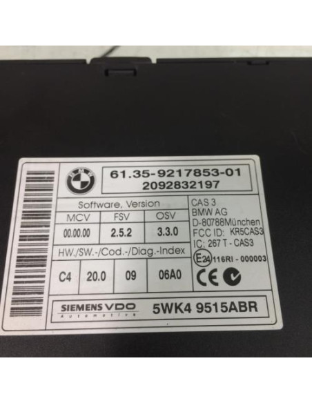 Kit de demarrage BMW SERIE 1 E87 PHASE 2 