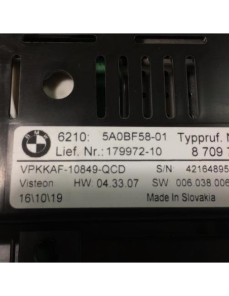 Compteur BMW SERIE 1 F40 