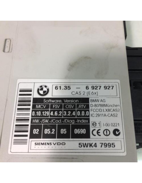 Calculateur BMW SERIE 5 E60 PHASE 1 Diesel