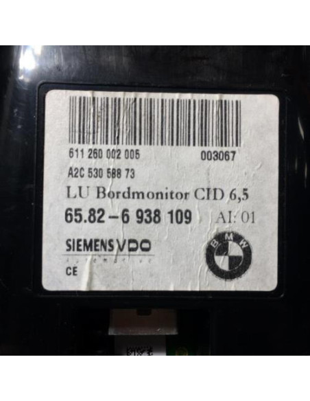 Ecran GPS BMW SERIE 5 E60 PHASE 1 Diesel