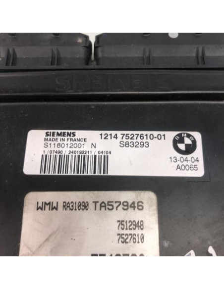 Calculateur moteur MINI MINI 1 R50/R53 PHASE 1 Essence