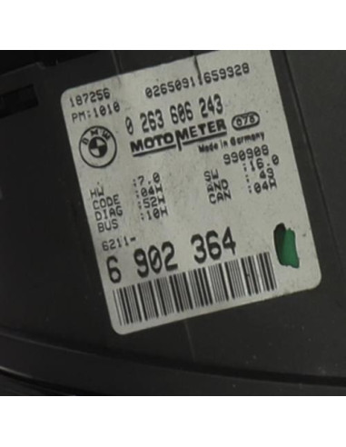 Compteur BMW SERIE 3 E46 PHASE 1 Diesel