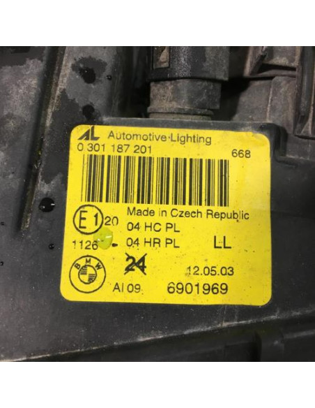 Optique avant principal gauche (feux)(phare) BMW SERIE 3 E46 COMPACT PHASE 2 Diesel