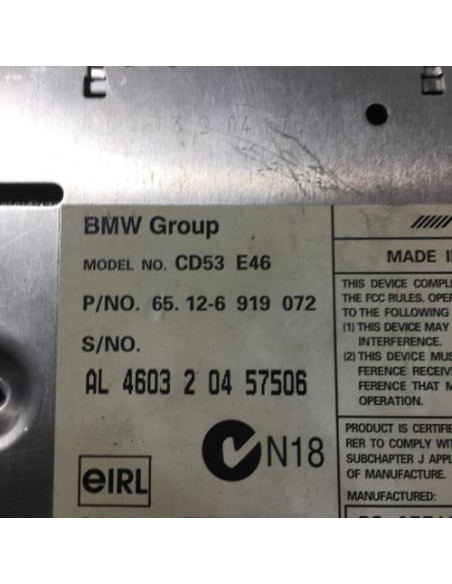 Autoradio d'origine BMW SERIE 3 E46 PHASE 1 Diesel