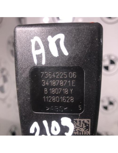 Attache ceinture arriere droit MINI MINI 3 F55 PHASE 1 Essence