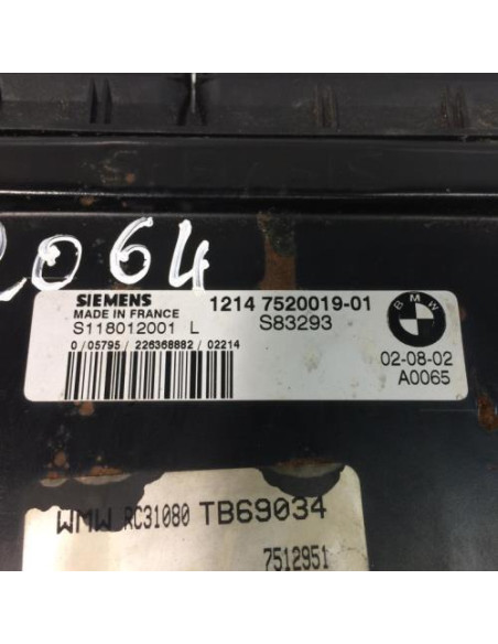 Calculateur MINI MINI 1 R50/R53 PHASE 1 Essence