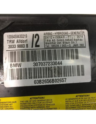 Air bag lateral gauche BMW SERIE 3 E46 COUPE PHASE 2 Diesel