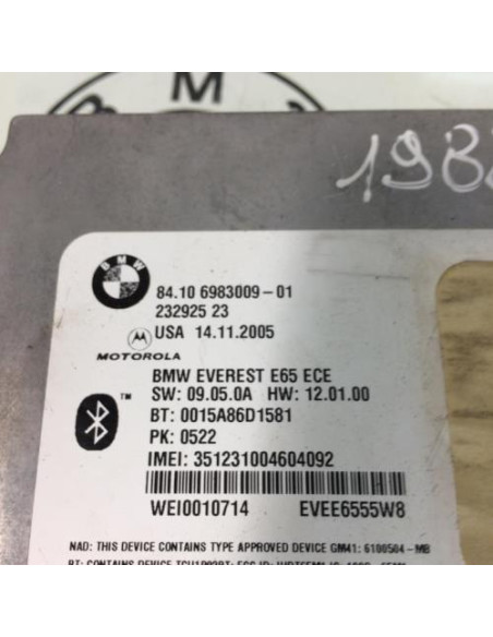 Calculateur BMW SERIE 7 E65 PHASE 2 Diesel
