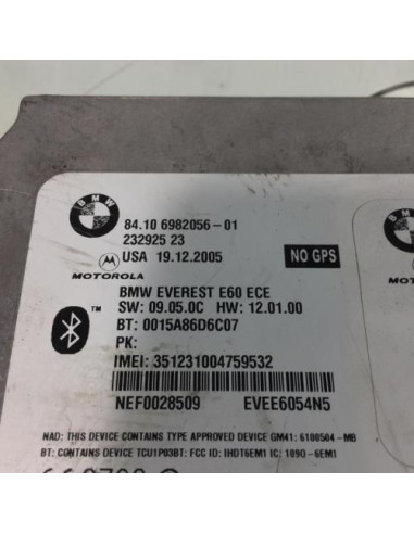 Calculateur BMW SERIE 5 E61 TOURING PHASE 1 BREAK Diesel