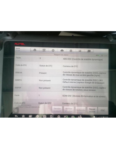 Eclairage de plafonnier BMW SERIE 7 E65 PHASE 2 Diesel