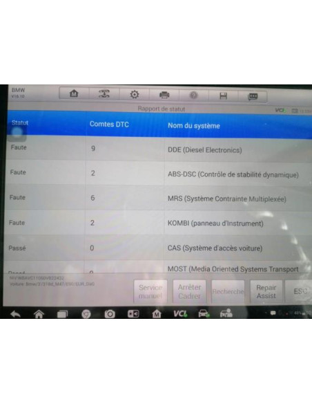 Compteur BMW SERIE 3 E90 PHASE 1 Diesel