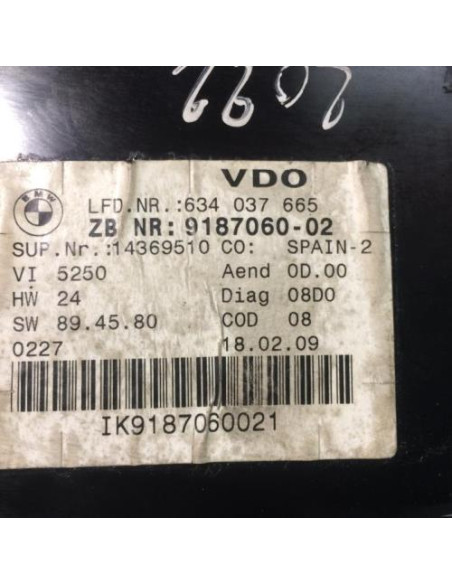Compteur BMW SERIE 3 E90 PHASE 2 Diesel