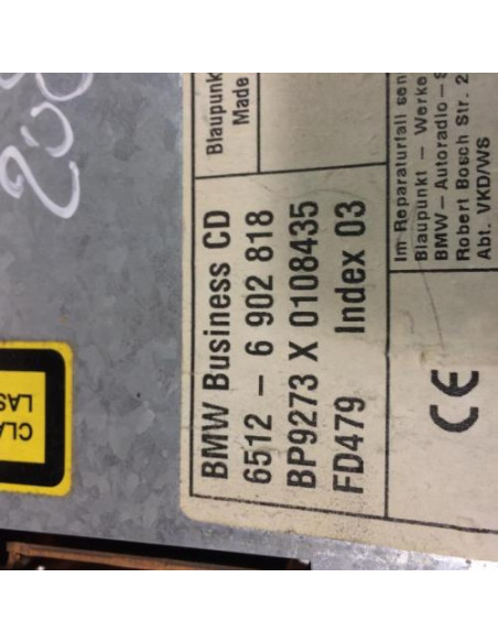 Autoradio d'origine BMW SERIE 5 E39 TOURING PHASE 1 BREAK Diesel