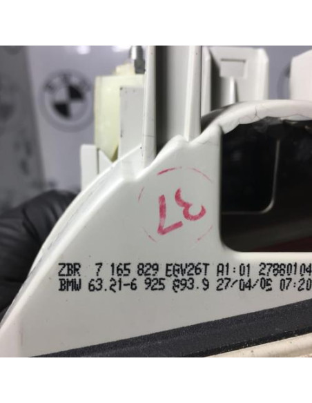 Feu arriere secondaire gauche (feux) BMW SERIE 5 E61 TOURING PHASE 1 BREAK Diesel