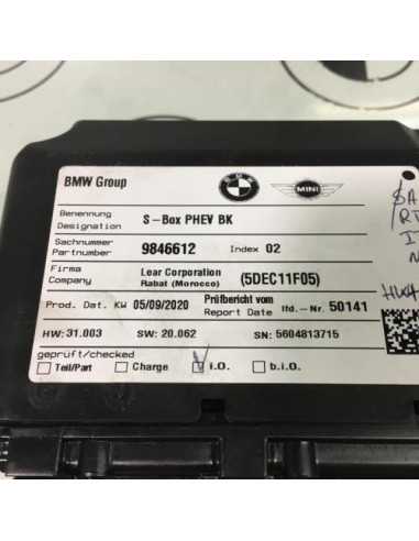 Batterie BMW SERIE 3 G20 