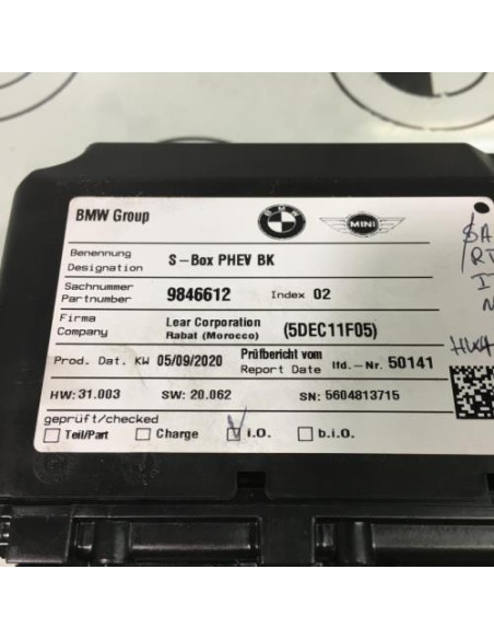 Batterie BMW SERIE 3 G20 