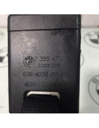 Attache ceinture arriere centrale BMW SERIE 1 F20 PHASE 1 Diesel