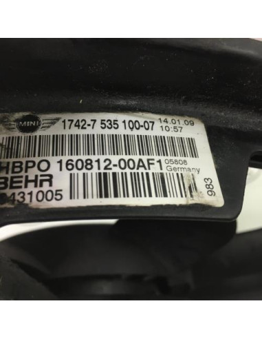 Moto ventilateur radiateur MINI MINI 2 R56 PHASE 1 Diesel