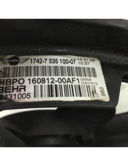 Moto ventilateur radiateur MINI MINI 2 R56 PHASE 1 Diesel