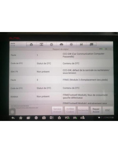 Air bag rideau gauche BMW SERIE 3 E90 PHASE 1 Essence