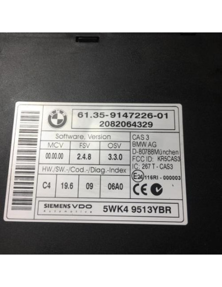 Calculateur BMW SERIE 3 E90 PHASE 2 Diesel