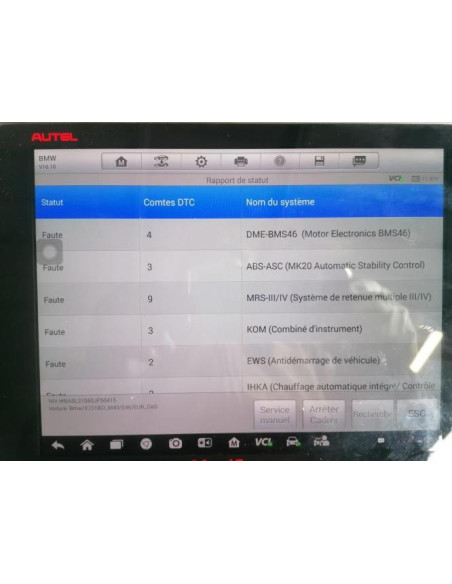 Calculateur BMW SERIE 3 E46 COUPE PHASE 1 Essence