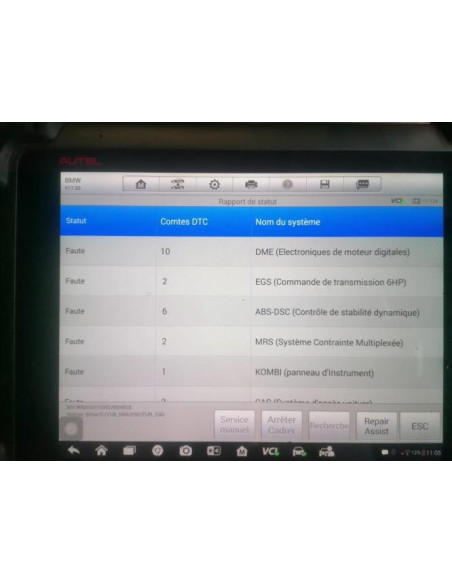 Aerateur tableau de bord BMW SERIE 3 E90 PHASE 1 Essence