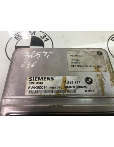 Calculateur BMW SERIE 3 E46 COMPACT PHASE 1 