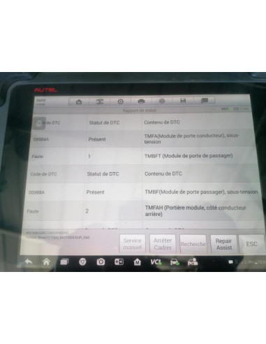 Air bag rideau droit BMW SERIE 7 E65 PHASE 1 Diesel