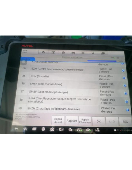 Renfort pare choc avant (traverse) BMW SERIE 7 E65 PHASE 1 Diesel