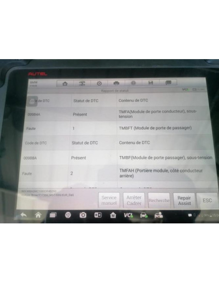 Capteur ABS avant gauche BMW SERIE 7 E65 PHASE 1 Diesel