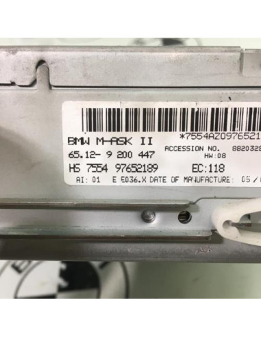 Autoradio d'origine BMW SERIE 1 E87 PHASE 1 