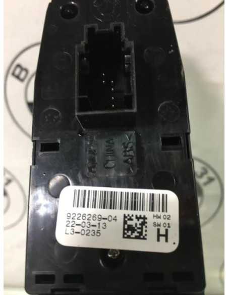 Interrupteur de leve vitre avant gauche BMW SERIE 1 F21 PHASE 1 Diesel