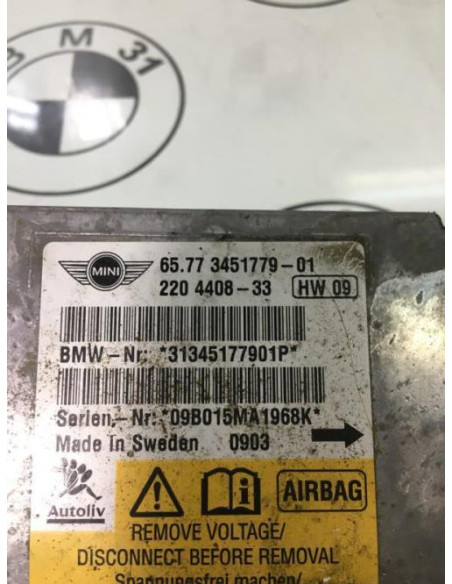 Boitier air bag MINI MINI 2 R56 PHASE 1 Diesel