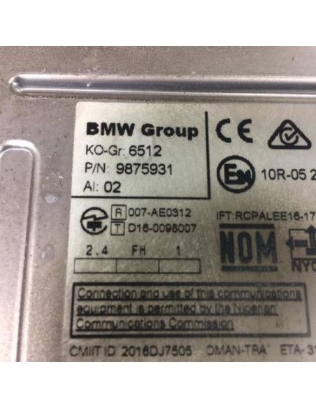 Autoradio d'origine MINI MINI 3 F60 COUNTRYMAN PHASE 1 BREAK Essence