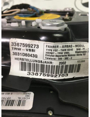 Air bag conducteur BMW X5 E53 Essence