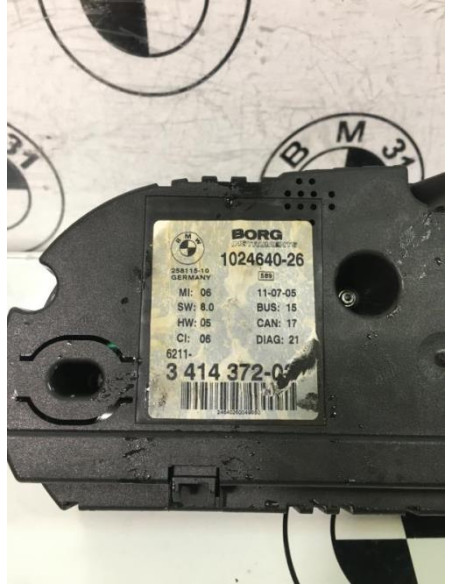 Compteur BMW X3 E83 PHASE 1 