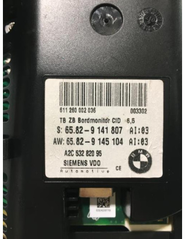 Ecran GPS BMW SERIE 5 E61 TOURING PHASE 2 BREAK 