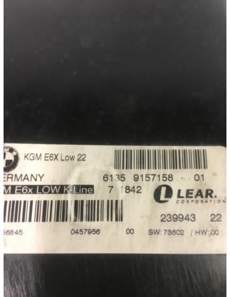 Calculateur BMW SERIE 5 E61 TOURING PHASE 2 BREAK 