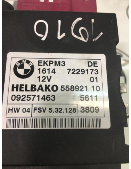 Calculateur BMW X1 E84 PHASE 1 Diesel