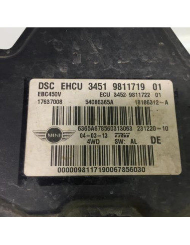 Bloc ABS (freins anti-blocage) MINI MINI 2 R60 COUNTRYMAN BREAK Diesel