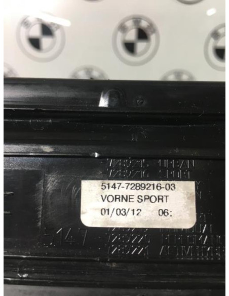 Kit enjoliveur interieur BMW SERIE 3 F30 PHASE 1 Diesel