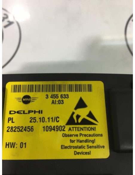 Eclairage de plafonnier MINI MINI 2 R60 COUNTRYMAN BREAK Diesel