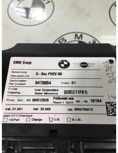 Batterie BMW SERIE 3 G20 