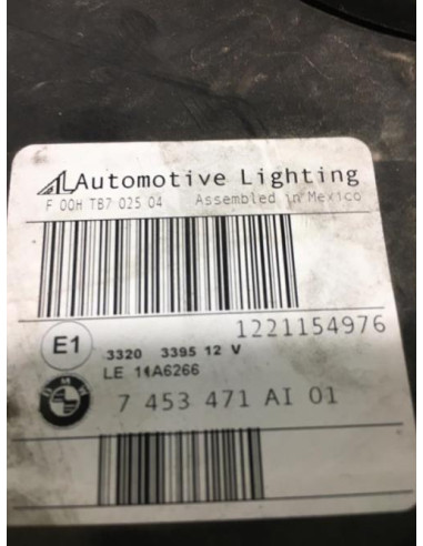 Optique avant principal gauche (feux)(phare) BMW X5 F15 