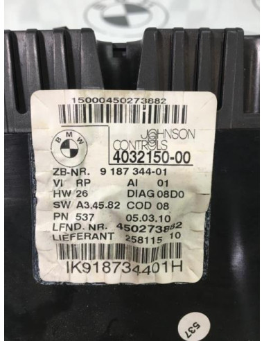 Compteur BMW SERIE 3 E91 TOURING PHASE 2 BREAK Diesel